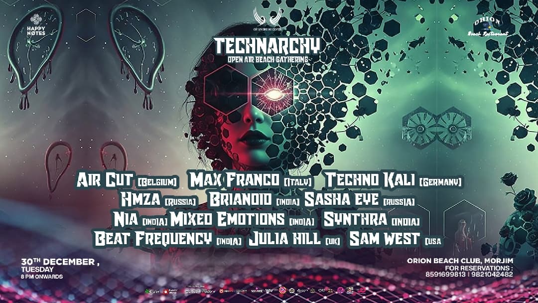 Open Air Beach Techno Morjim