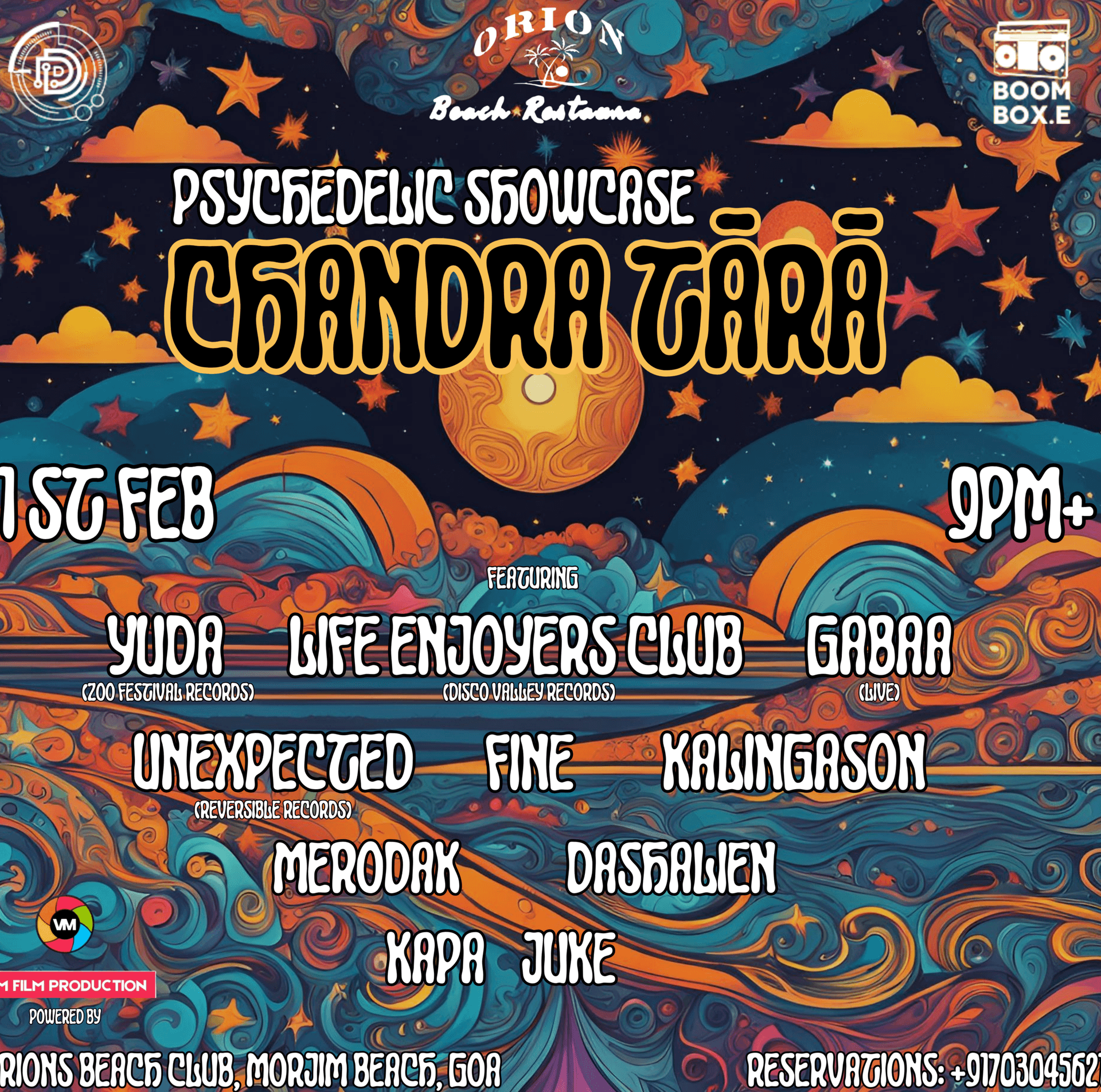 Psychedelic Showcase Chandra Tara