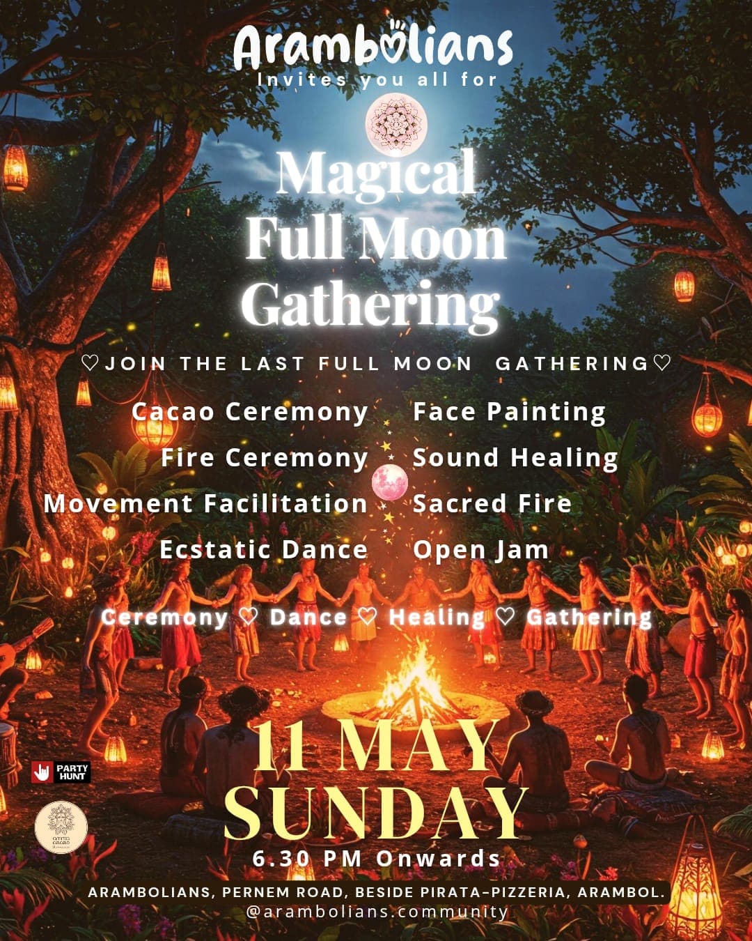 Banner for Magical Full Moon Gathering