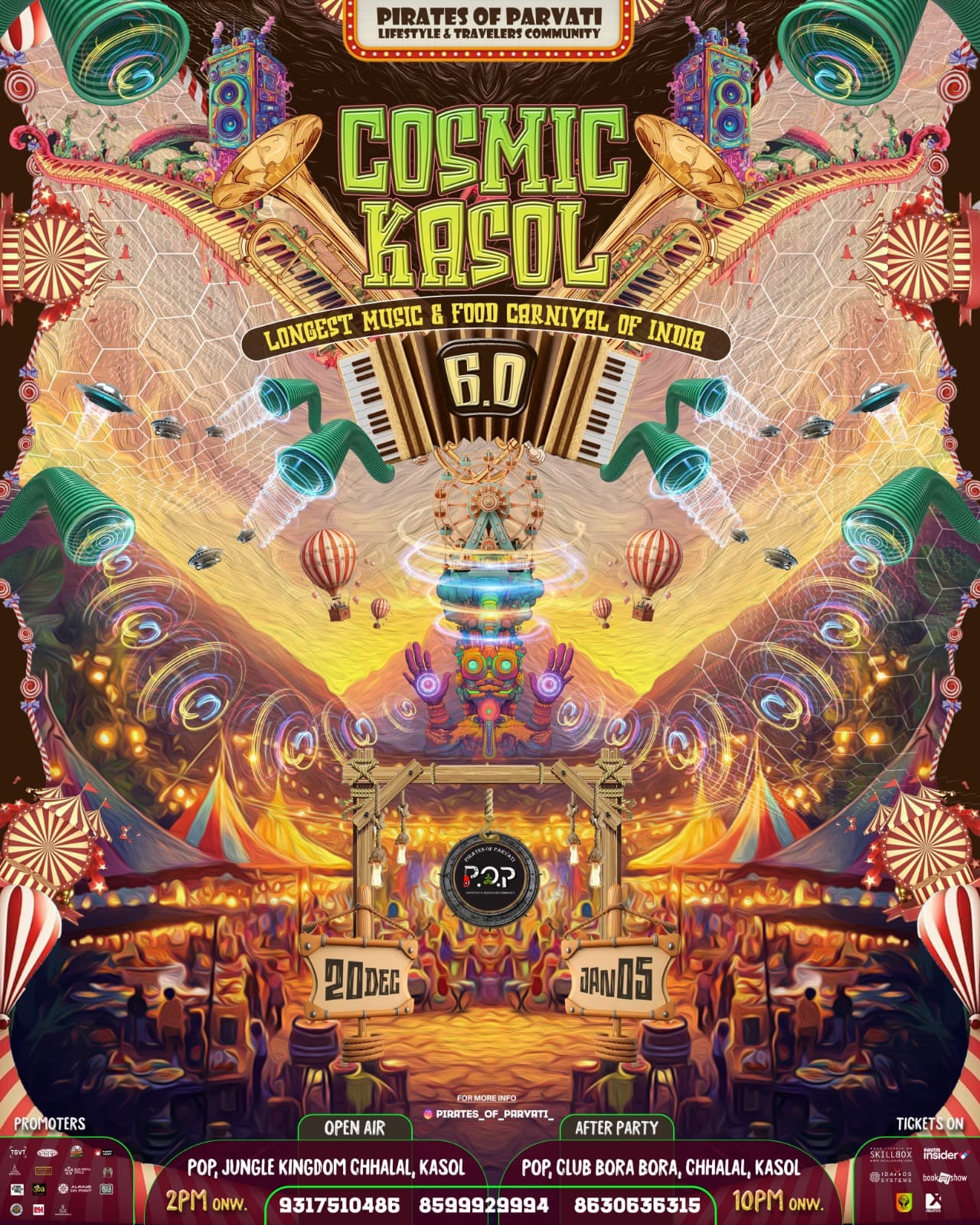COSMIC KASOL 6.0 - India's Longest Music & Food Carnival