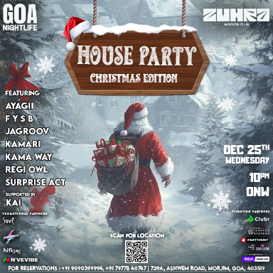 Banner for House Party-Christmas