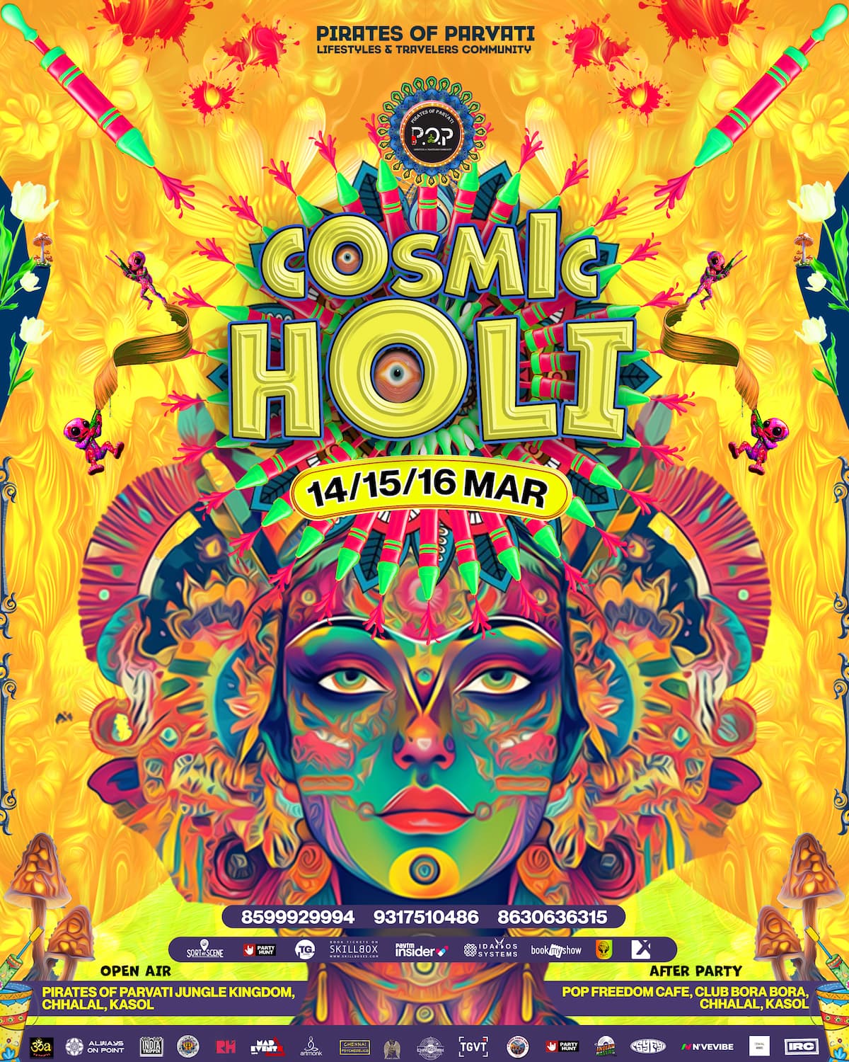 Banner for Cosmic Holi