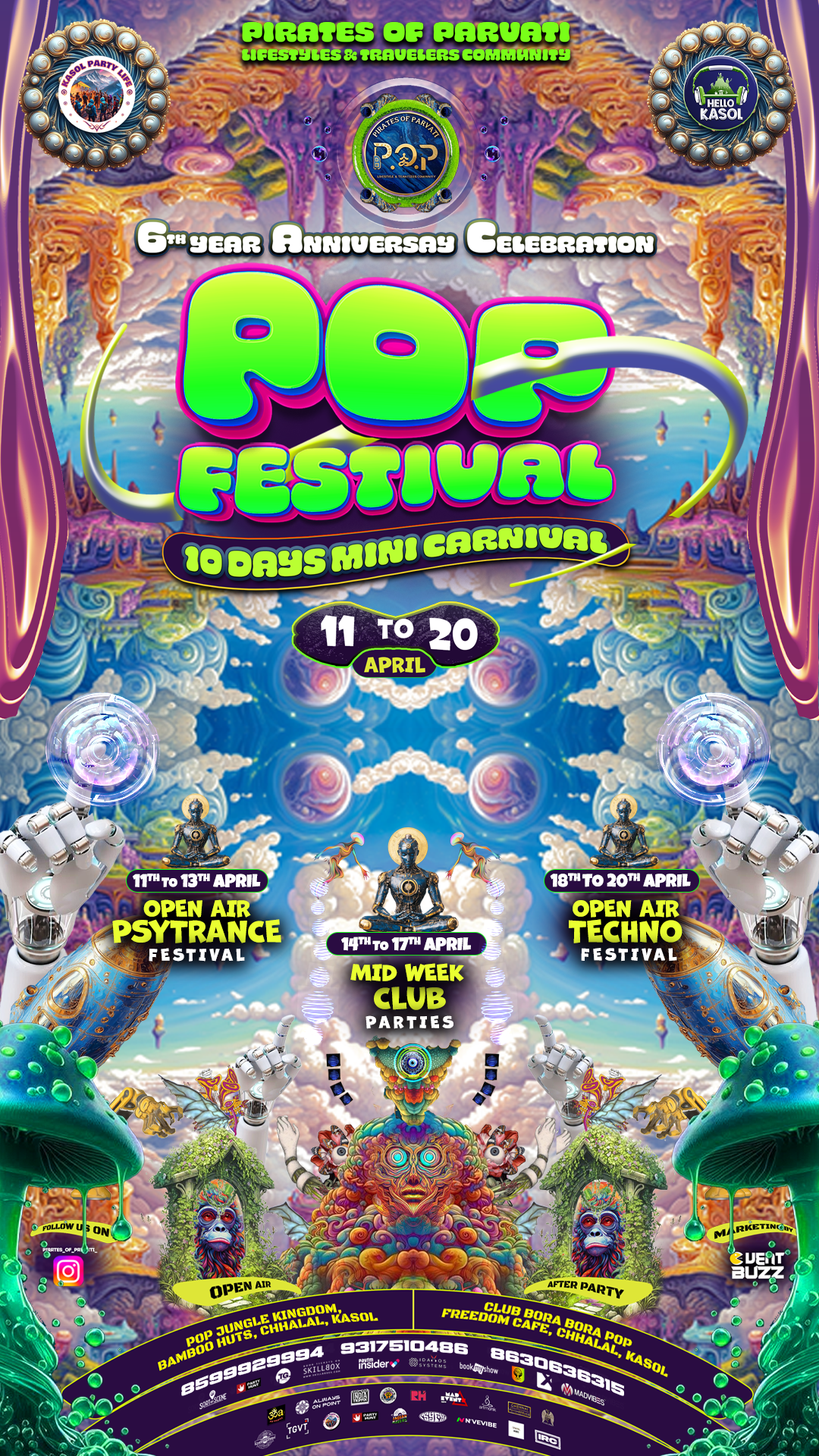 Banner for Pop Festival