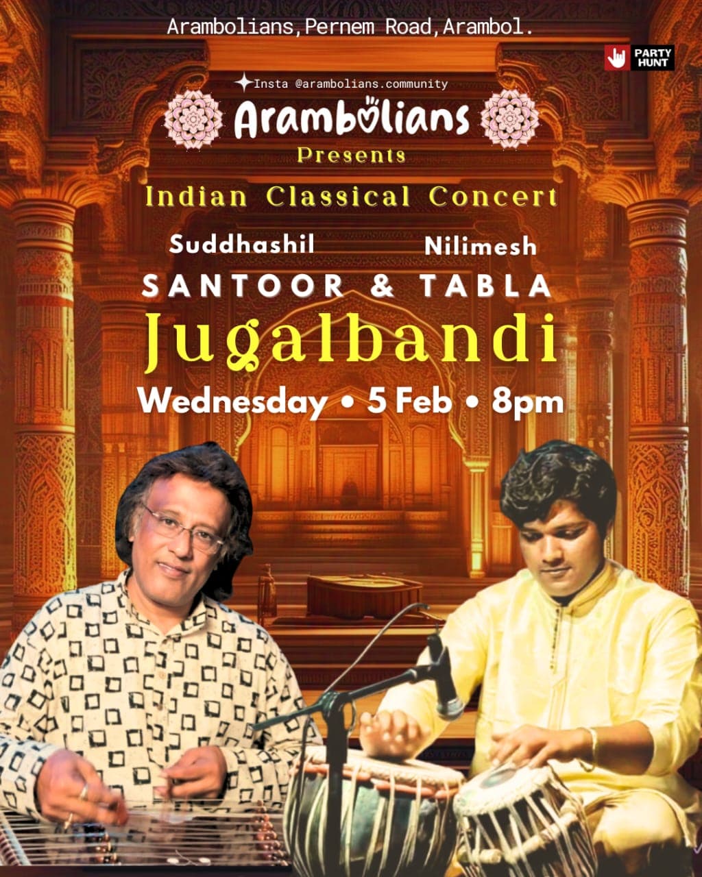 Banner for Santoor & Tabla Jugalbandi