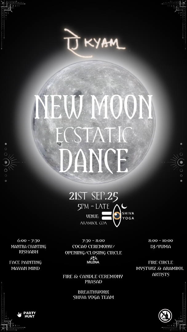 Banner for New Moon Ecstatic Dance