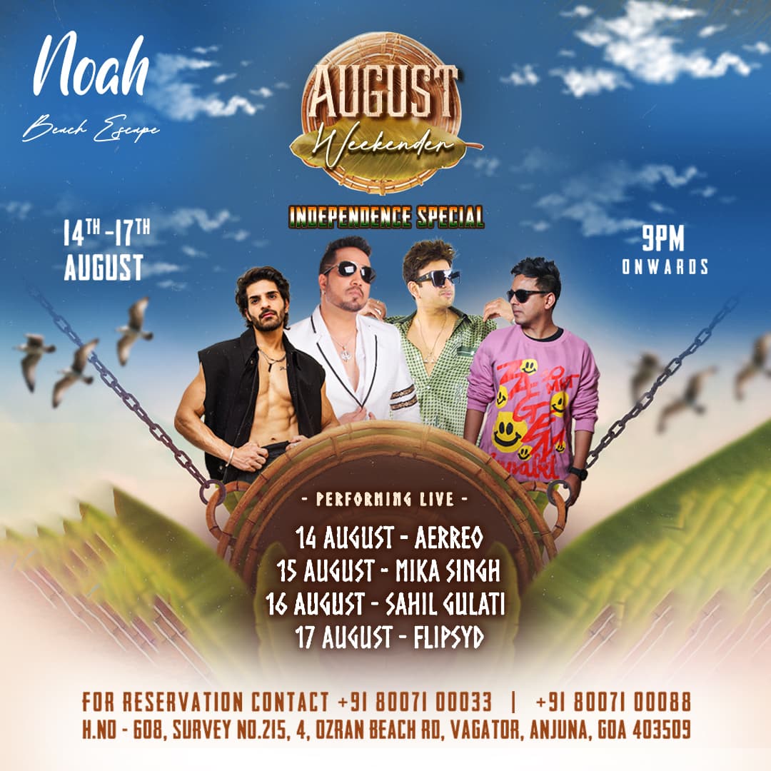 Banner for August Weekender