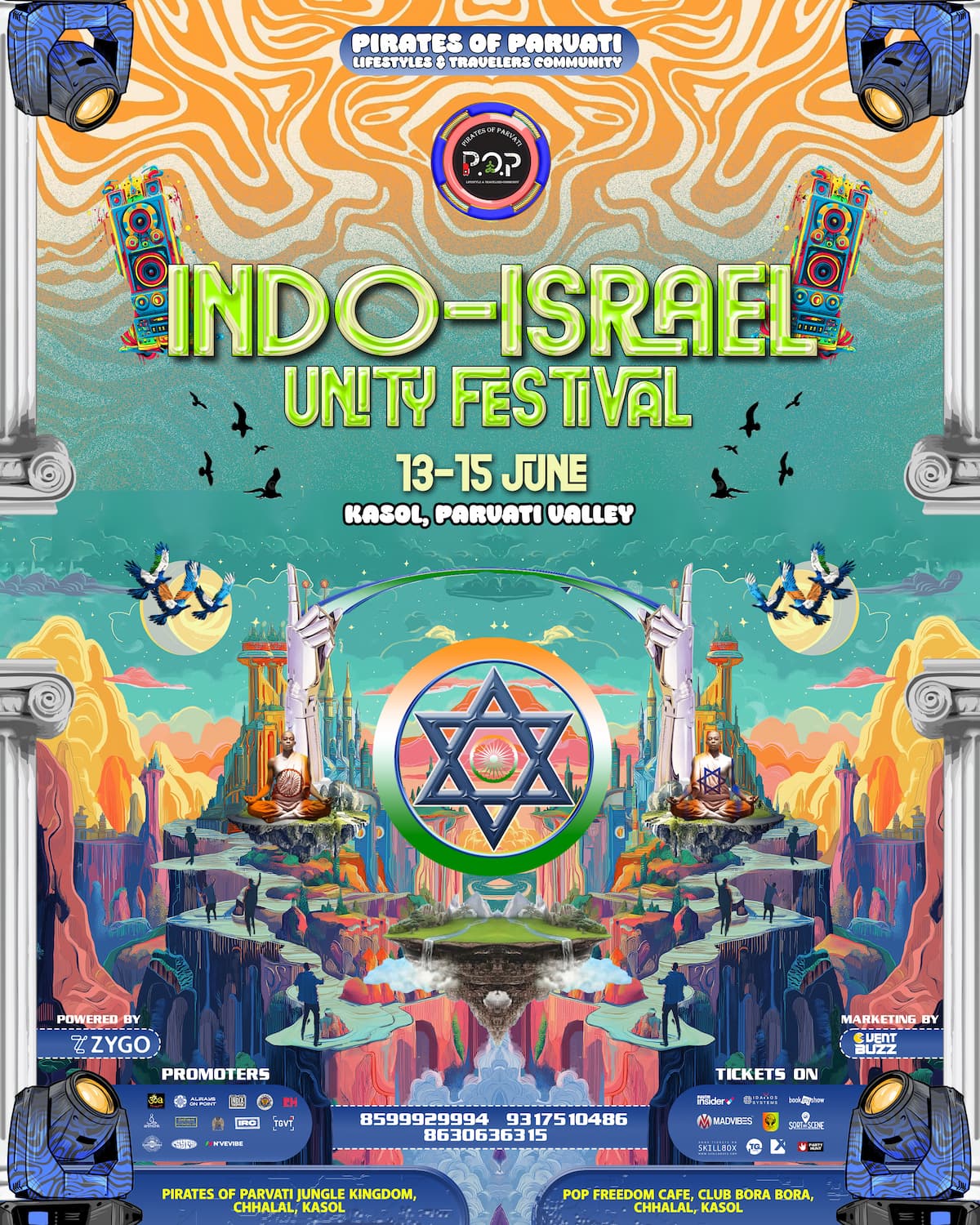 Banner for Indo - Israel Unity Festival