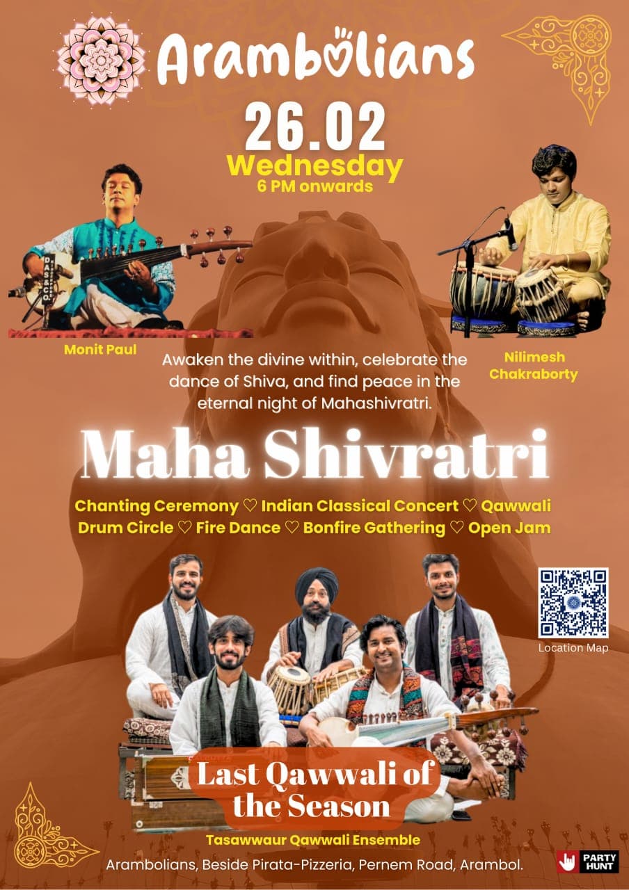 Banner for Mahashivratri Celebration