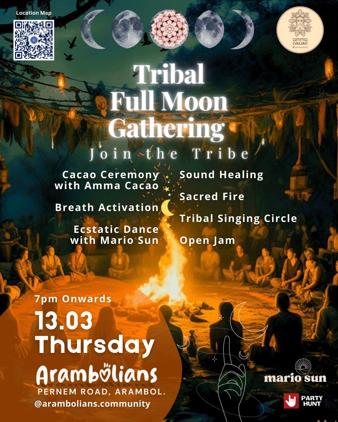 Banner for Tribal Full Moon Gathering