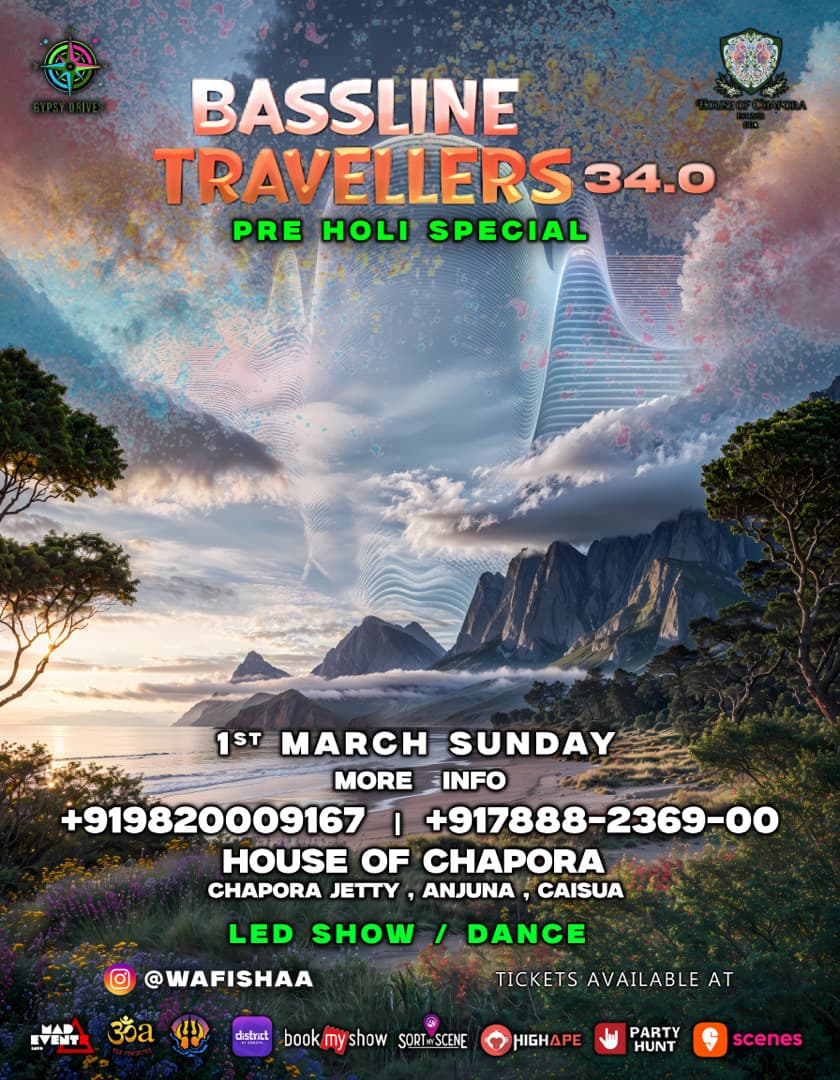 BASSLINE TRAVELLERS 34 PRE HOLI