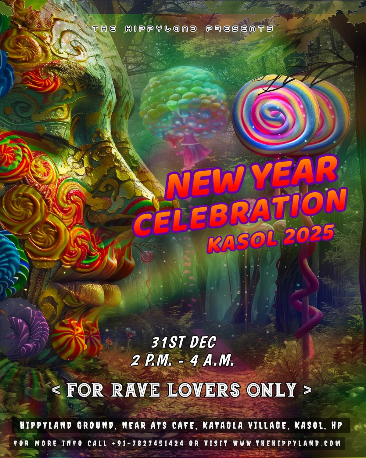 Banner for New Year Celebration 2025
