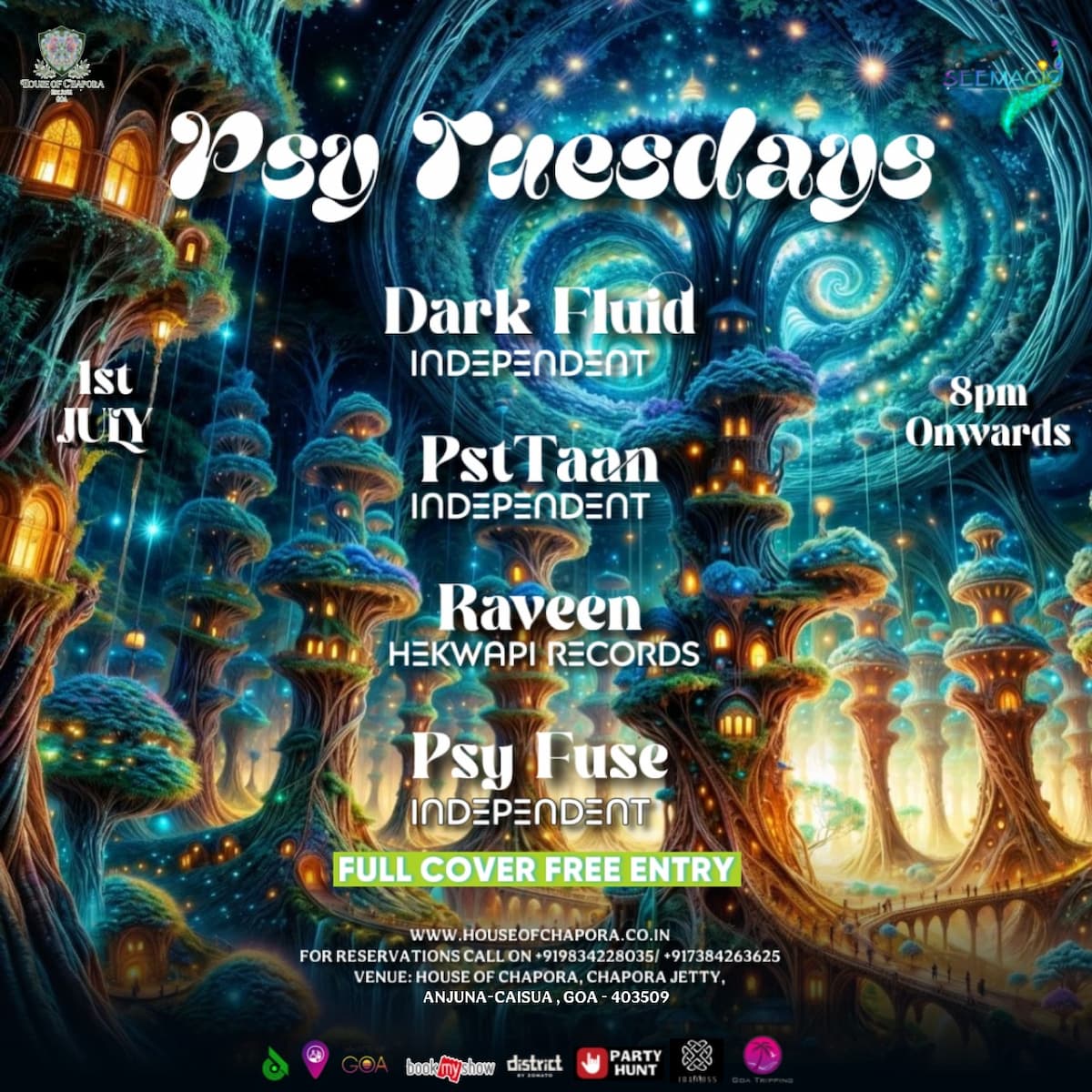 Banner for Psy Tuesdays