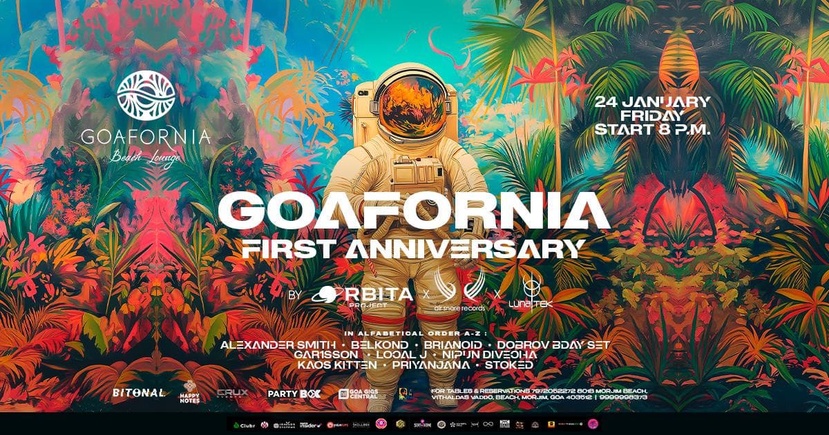 GOAFORNIA TURNS 1