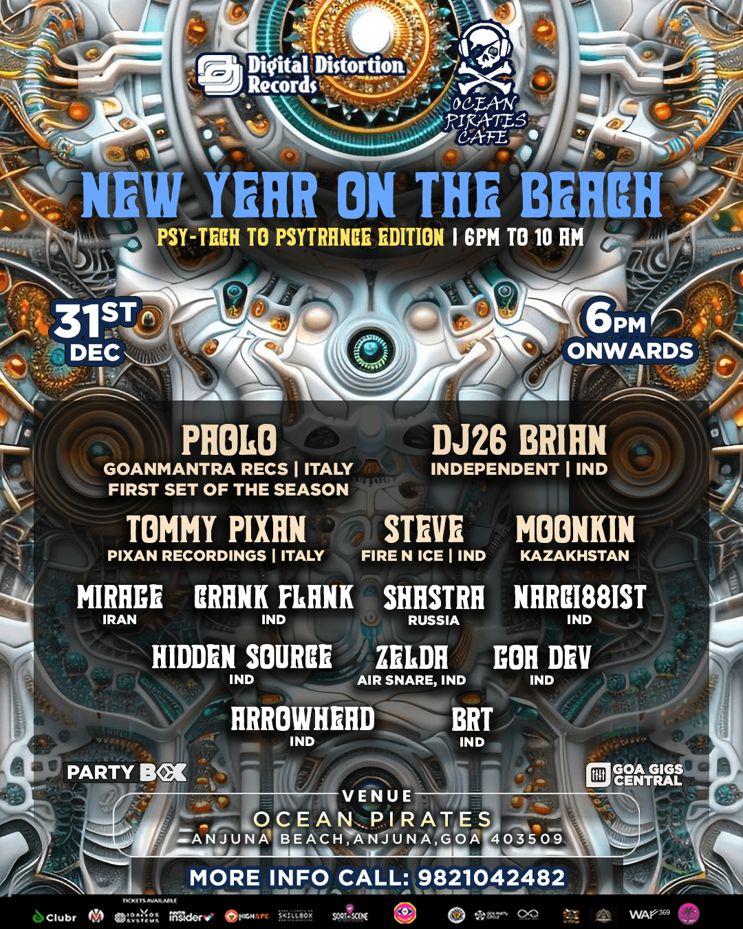 New Year On The Beach